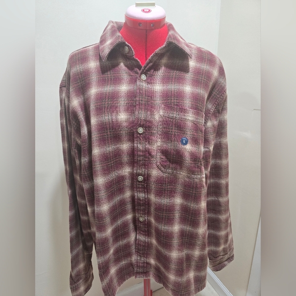 Hollister Other - Hollister Burgundy Plaid Casual Shirt